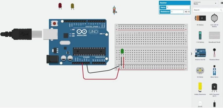 Simulator Arduino untuk Belajar Tanpa Perangkat